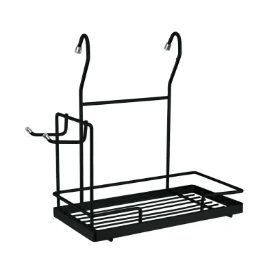 Полка на рейлинг Homax для миксера матовый черный (YJ-G211 BL)