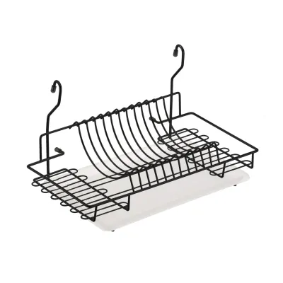 Сушка на рейлинг Homax для посуды матовый черный (MX-074 BL)