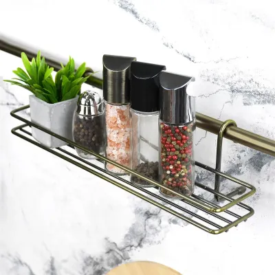 Полка на рейлинг Lemax для специй бронза (MX-062 BA)